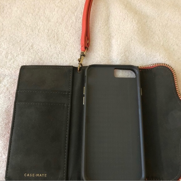 Rebecca Minkoff orange cell phone case - Picture 4 of 7